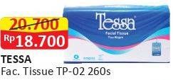 Promo Harga TESSA Facial Tissue TP-02 260 pcs - Alfamart