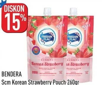 Promo Harga Frisian Flag Susu Kental Manis Korean Strawberry 260 gr - Hypermart