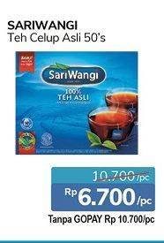 Promo Harga Sariwangi Teh Asli 50 pcs - Alfamidi