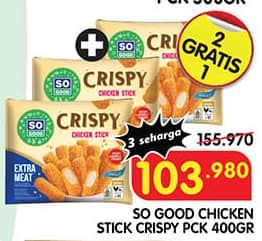 Promo Harga So Good Crispy Chicken Nugget 400 gr - Superindo