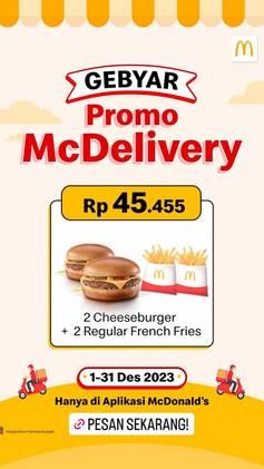 Promo Harga Gebyar Promo McDelivery  - McD