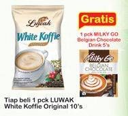 Promo Harga Luwak White Koffie Original 10 sachet - Indomaret