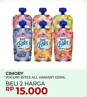 Promo Harga Cimory Yoghurt Squeeze Bites All Variants 120 gr - Yogya