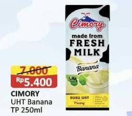 Promo Harga Cimory Susu UHT Banana 250 ml - Alfamart