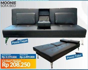 Promo Harga COURTS Moonie Sofa Bed  - Courts