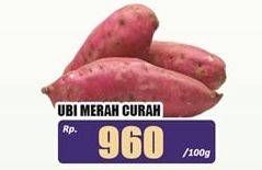 Promo Harga Ubi merah per 100 gr - Hari Hari