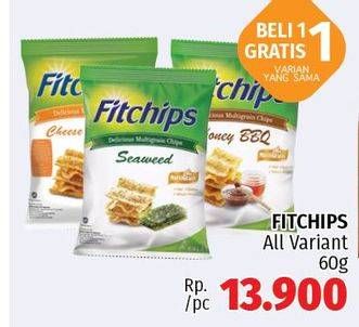 Promo Harga FITCHIPS Delicious Multigrain Chips All Variants 60 gr - LotteMart