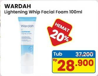 Promo Harga Wardah Lightening Whip Facial Foam 100 ml - Indomaret