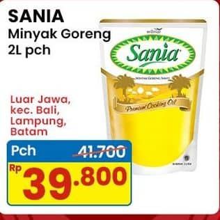 Promo Harga Sania Minyak Goreng 2000 ml - Indomaret