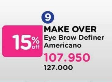Promo Harga Make Over Brow Styler Eye Definer Americano  - Watsons