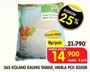 Promo Harga 365 Kolang-Kaling Tawar, Vanila 850 gr - Superindo