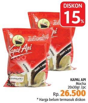 Promo Harga Kapal Api Kopi Mocha per 20 sachet 30 gr - LotteMart