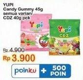 Promo Harga Yupi Candy CDZ, Fun Gum, Yogurt Gummy, Love Gummy, Gummy Lunch, Gummy Breakfast 40 gr - Indomaret