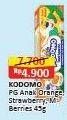 Promo Harga Kodomo Pasta Gigi Strawberry, Orange, Mixed Berries 45 gr - Alfamart