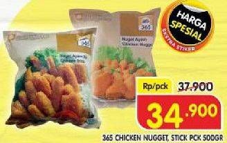 Promo Harga 365 Chicken Nugget/365 Chicken Stick  - Superindo