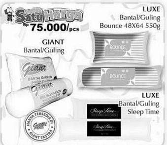 Promo Harga THE LUXE Bantal/Guling Bounce  - Giant