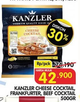 Promo Harga Kanzler Cocktail/Frankfurter  - Superindo