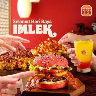 Promo Harga Burger King Angry Whopper Jr  - Burger King