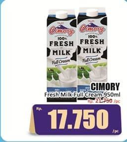 Promo Harga Cimory Fresh Milk Full Cream 950 ml - Hari Hari