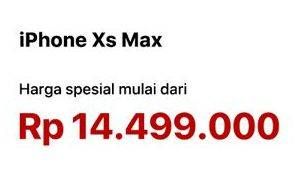 Promo Harga APPLE iPhone XS Max | Layar Super Retina HD OLED 6.5 inci - Kamera 12MP 7MP  - iBox