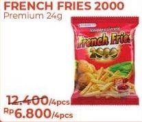 Promo Harga SIANTAR TOP FRENCH FRIES 2000 Kentang Goreng per 4 pouch 24 gr - Alfamart