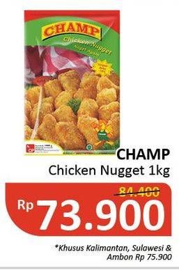 Promo Harga CHAMP Nugget 1 kg - Alfamidi