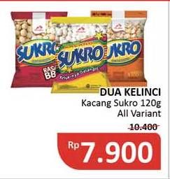 Promo Harga DUA KELINCI Kacang Sukro All Variants 120 gr - Alfamidi