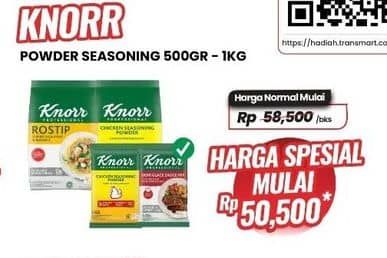 Promo Harga Knorr Powder  - Carrefour