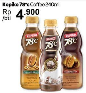 Promo Harga Kopiko 78C Drink 240 ml - Carrefour
