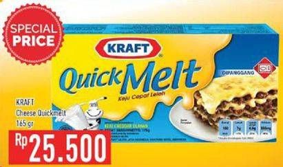 Promo Harga KRAFT Quick Melt 165 gr - Hypermart