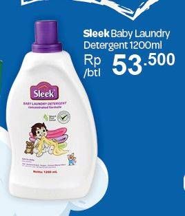 Promo Harga SLEEK Baby Laundry Detergent 1200 ml - Carrefour