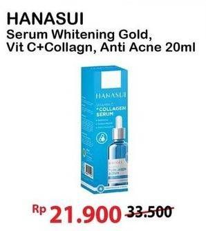Promo Harga HANASUI Serum Vit C Collagen, Gold, Anti Acne 20 ml - Alfamart