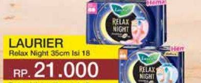 Promo Harga Laurier Relax Night 35cm 18 pcs - Yogya