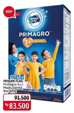 Promo Harga FRISIAN FLAG Primagro 3+ Madu, Vanilla 800 gr - Alfamidi