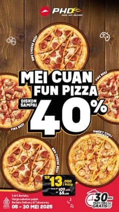 Promo Harga Mei Cuan Fun Pizza  - Pizza Hut