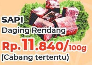 Promo Harga Daging Rendang Sapi per 100 gr - Yogya