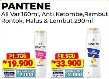 Promo Harga Pantene Shampoo All Variants 160 ml - Alfamart