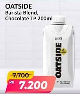 Promo Harga Oatside UHT Milk Barista Blend, Chocolate 200 ml - Alfamart