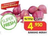 Promo Harga Bawang Merah per 100 gr - Superindo