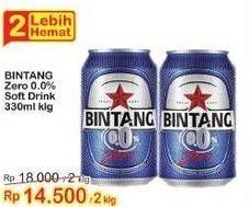 Promo Harga Bintang Zero 330 ml - Indomaret