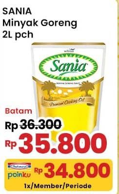 Promo Harga Sania Minyak Goreng 2000 ml - Indomaret