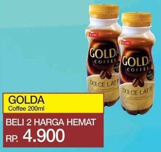 Promo Harga Golda Coffee Drink per 2 botol 200 ml - Yogya