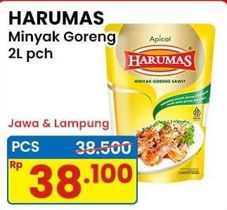 Promo Harga Harumas Minyak Goreng 2000 ml - Indomaret