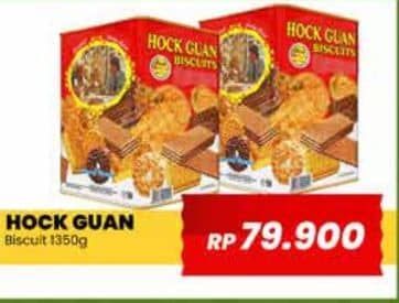 Promo Harga Hock Guan Biscuits 1350 gr - Yogya