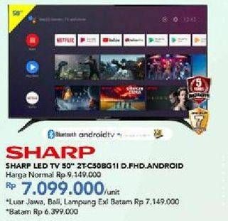 Promo Harga SHARP 2T-C50BG | LED TV 50"  - Carrefour