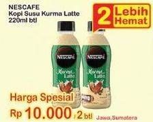 Promo Harga Nescafe Ready to Drink Kurma Latte 220 ml - Indomaret