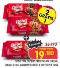 Promo Harga Good Time Cookies Chocochips Classic, Double Choc, Rainbow Chocochip, Coffee 72 gr - Superindo