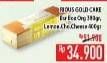 Promo Harga RIOUS GOLD Gold Cake Original, Choco Cheese, Choco Cheese, Lemon, Original 320 gr - Hypermart