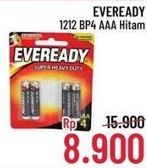 Promo Harga EVEREADY Battery 1212BP4 AAA  - Alfamidi