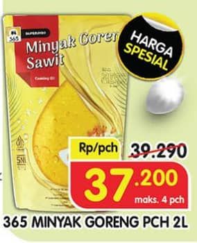 Promo Harga 365 Minyak Goreng 2000 ml - Superindo